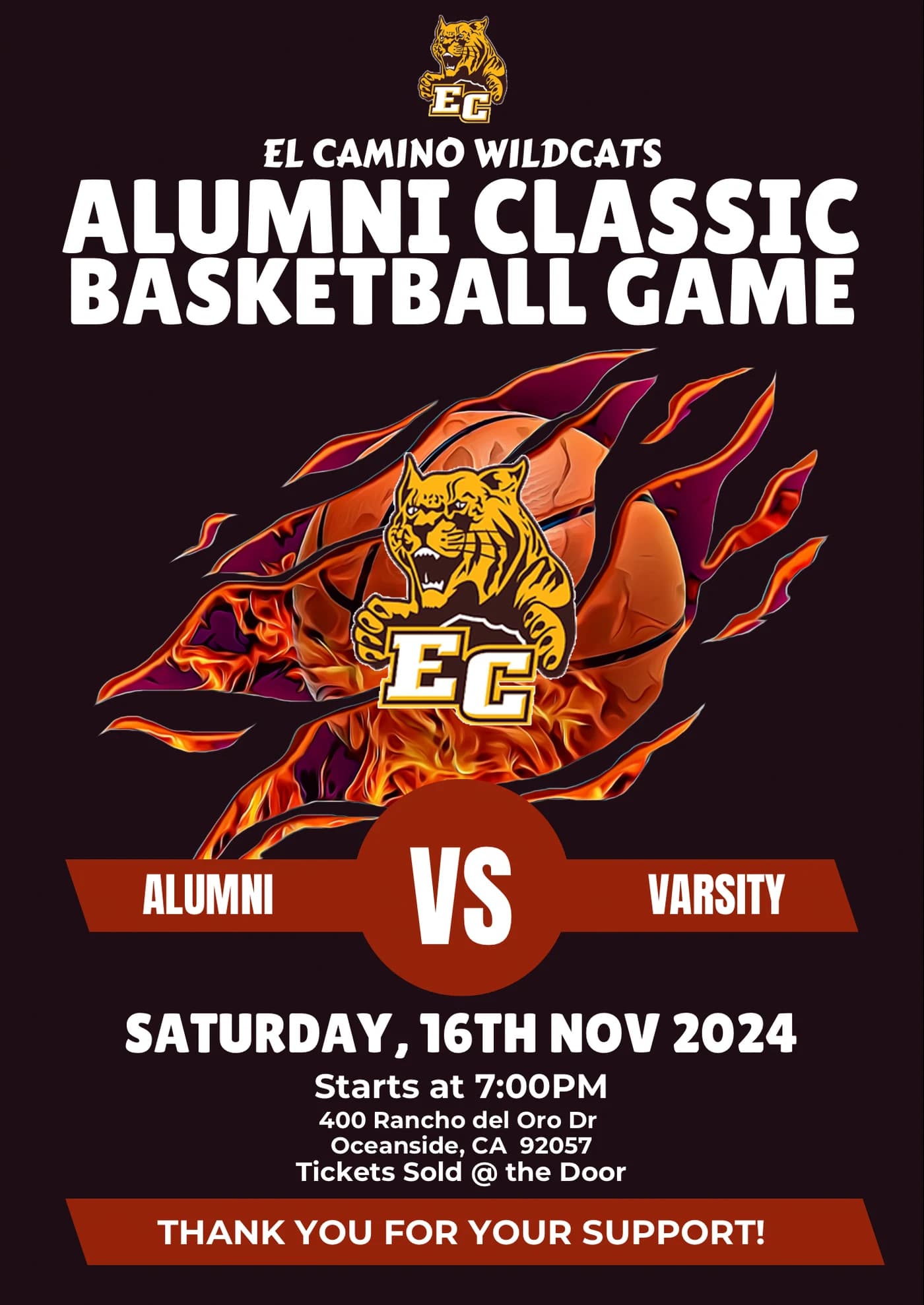 Alumni Classic — El Camino Wildcats, by FitTechGuru