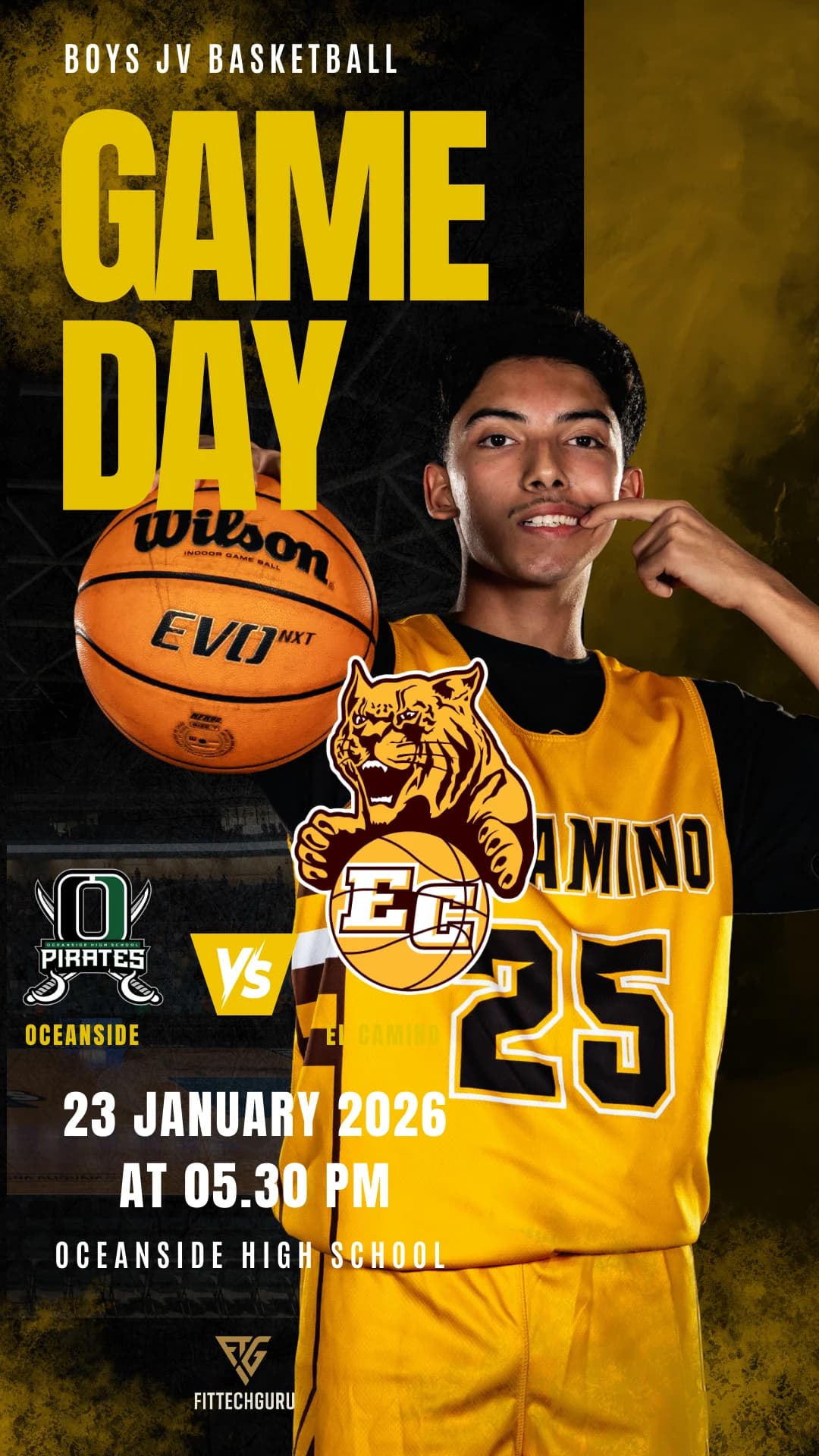 Game Day — JV vs Oceanside — El Camino Wildcats, by FitTechGuru