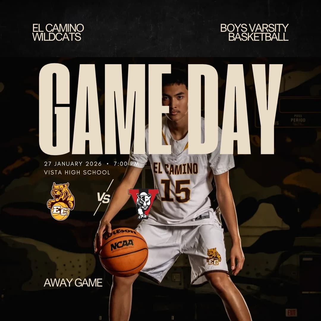 Game Day — Varsity vs Vista — El Camino Wildcats, by FitTechGuru