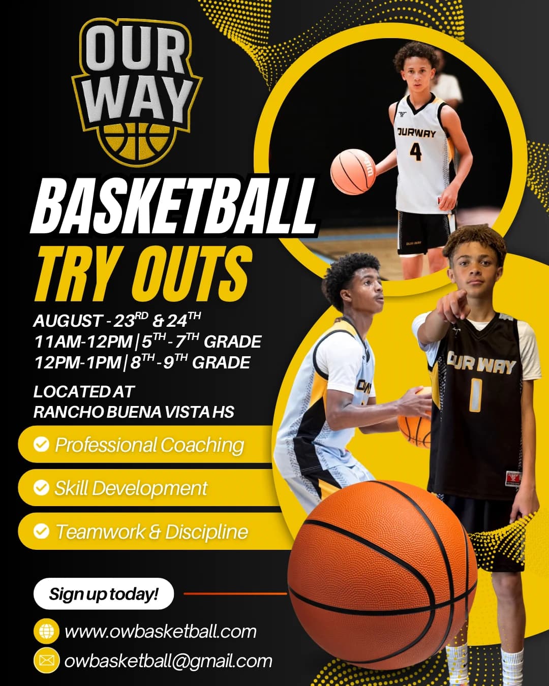 Earn Your Spot — Our Way Basketball, by FitTechGuru