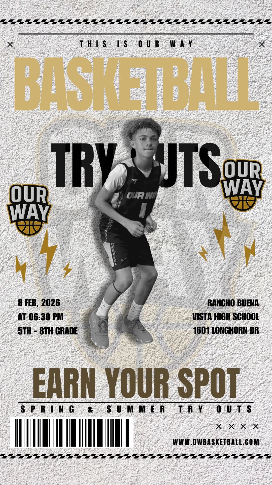 Tryouts — Feb 2026 — Our Way Basketball, by FitTechGuru