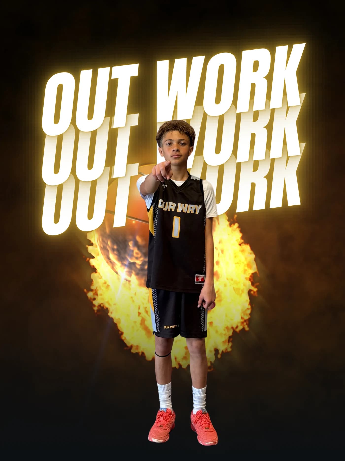 Our Way Basketball player edit — Out Work.